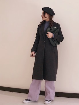 「blanchic（ブランシック）のアイテム」を使った、瑪麗星さん（レディース・162cm）の冬コーディネート