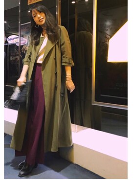 瑪麗星さん(レディース・162cm)の春コーディネート