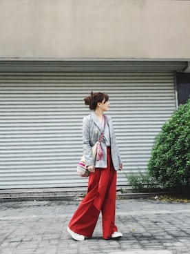 瑪麗星さん(レディース・162cm)の春コーディネート