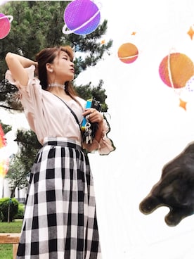 瑪麗星さん(レディース・162cm)の夏コーディネート