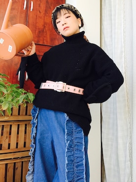 瑪麗星さん（レディース・162cm）の冬コーディネート