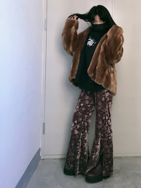 瑪麗星さん（レディース・162cm）の冬コーディネート