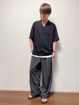 「nonnative（ノンネイティブ）のアイテム（タンクトップ）」を使った、もやしさん（メンズ・169cm）の春コーディネート