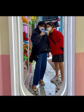 「Gola（ゴーラ）のアイテム（ジャケット/アウター）」を使った、jejeO7O5さん（レディース・169cm）の秋コーディネート