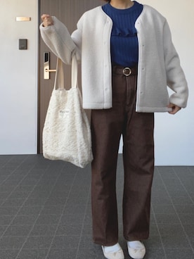 「mel（メル）のアイテム」を使った、なぎささん（レディース・157cm）の冬コーディネート