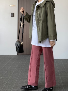 「mel（メル）のアイテム」を使った、なぎささん（レディース・157cm）の春コーディネート