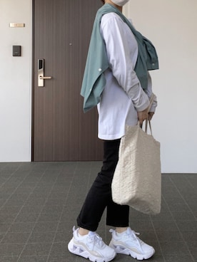 「mel（メル）のアイテム」を使った、なぎささん（レディース・157cm）の春コーディネート