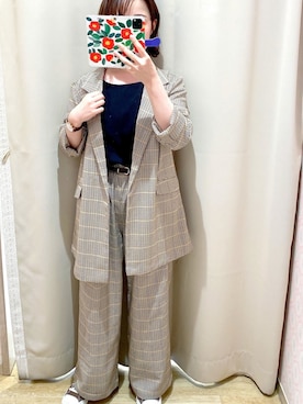 HAMAさん（レディース・149cm）の春コーディネート