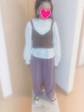 HAMAさん（レディース・149cm）の春コーディネート