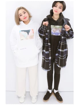 「puma by rhianna」｜ちゃんおとさん（レディース・170cm）の冬コーディネート