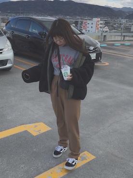 saeさん（レディース・155cm）の冬コーディネート