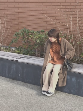 「AMERICAN HOLIC」｜saeさん（レディース・155cm）の冬コーディネート