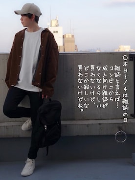 Take（よしもと所属）さん（メンズ・178cm）の春コーディネート