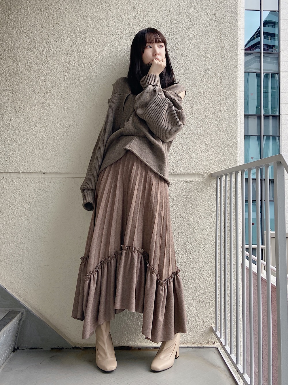TODAYFUL（トゥデイフル）の「レイヤードスリーブニット（ニット