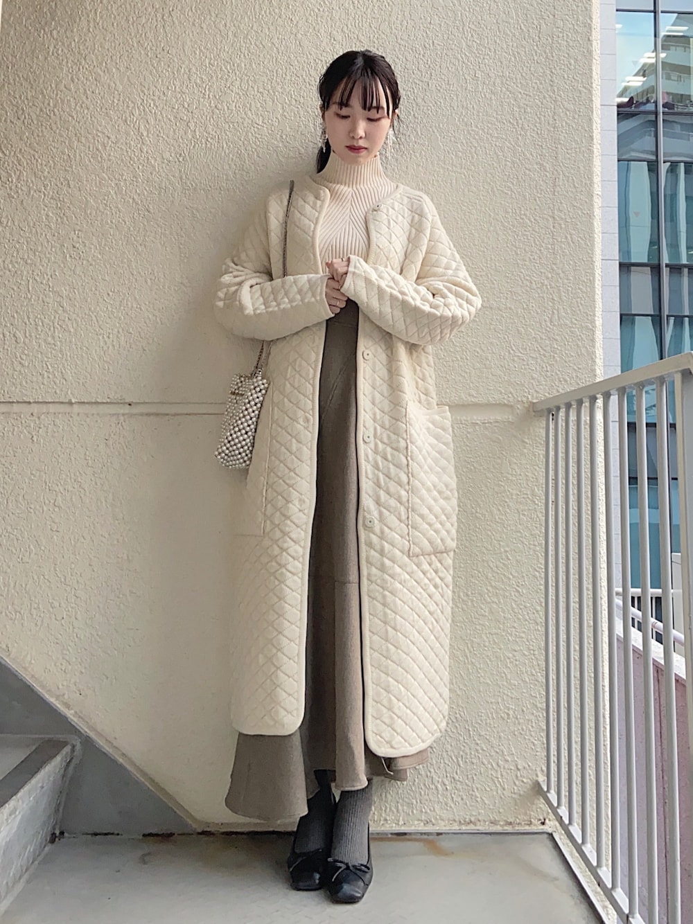 TODAYFULのアイテムを使った「ニットコート」の人気ファッション