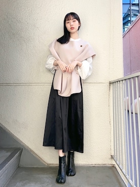 「シック」｜「アイテム（その他）」を使った、りゃんさん（レディース・160cm）の冬コーディネート