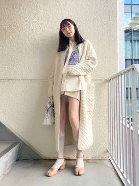 Todayful Quilting Knit Coat
