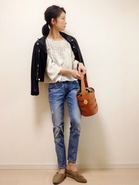 「REGALO（レガロ）のアイテム」を使った、nonさん（レディース・160cm）の春コーディネート