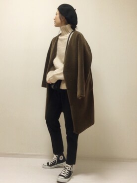 nonさん（レディース・160cm）の冬コーディネート