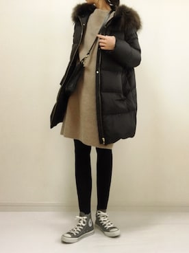 nonさん（レディース・160cm）の冬コーディネート