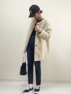 nonさん（レディース・160cm）の冬コーディネート