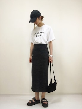 「UNGER（アンガー）のアイテム」を使った、nonさん（レディース・160cm）の夏コーディネート