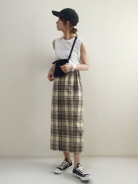 nonさん（レディース・160cm）の夏コーディネート