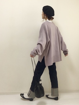 nonさん（レディース・160cm）の冬コーディネート