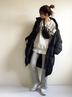 nonさん（レディース・160cm）の冬コーディネート