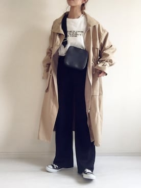 「DHOLIC（ディーホリック）のアイテム（その他アウター）」を使った、nonさん（レディース・160cm）の冬コーディネート