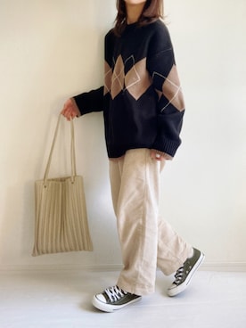 nonさん（レディース・160cm）の秋コーディネート