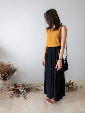 「noble」｜「アイテム（腕時計）」を使った、MaHoさん（レディース・168cm）の夏コーディネート