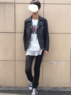 よっしーさん(メンズ・180cm)の春コーディネート