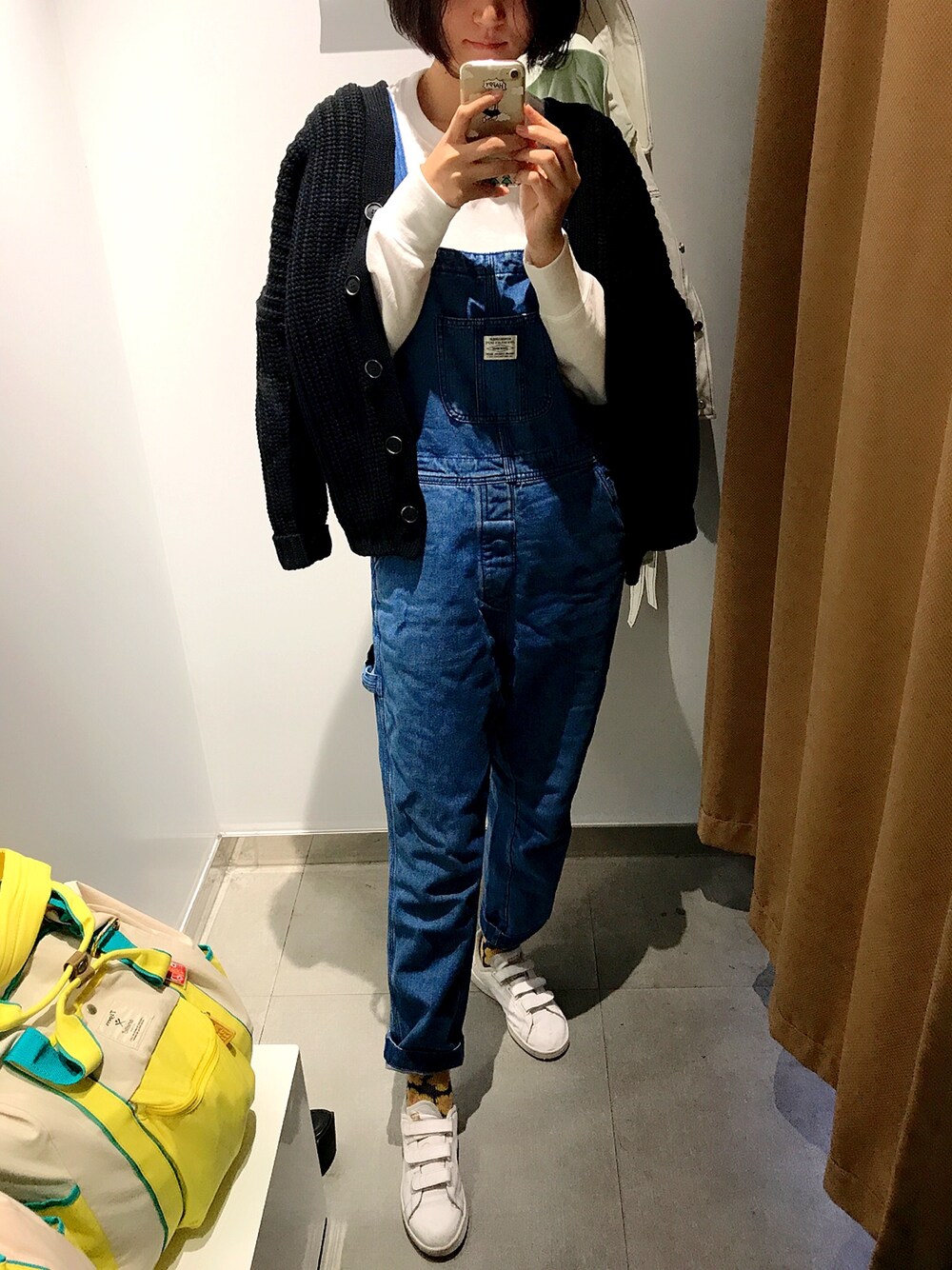 「chocoolateのアイテム（チノパンツ、ブルー系）」を使った、玉子酱さん（レディース・174cm）の秋コーディネートの1枚目の写真
