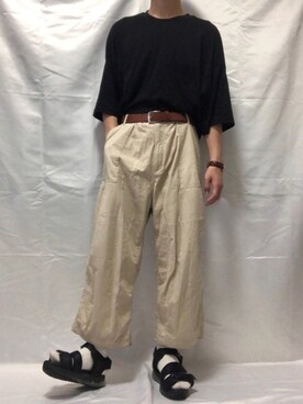 「kutir」｜「アイテム（アナログ腕時計）」を使った、つね。さん（メンズ・174cm）の夏コーディネート