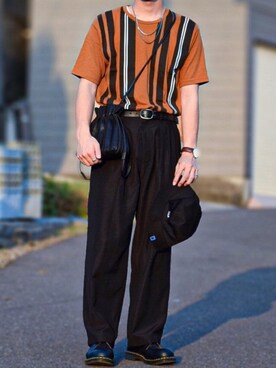 「韓国スタイル」｜「アイテム（その他）」を使った、つね。さん（メンズ・174cm）の秋コーディネート