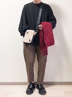 つね。さん（メンズ・174cm）の冬コーディネート