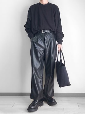 つね。さん（メンズ・174cm）の冬コーディネート