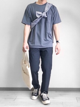 つね。さん（メンズ・174cm）の春コーディネート