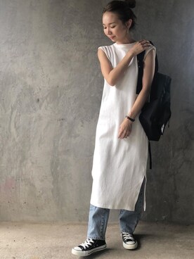 Titivate ティティベイトのワンピース ミモレ 半端丈 コーディネート Zozotown