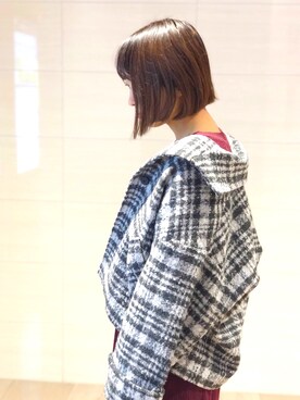 「CIAOPANIC TYPY（チャオパニックティピー）のアイテム（その他アウター）」を使った、さとさん（レディース・158cm）の秋コーディネート