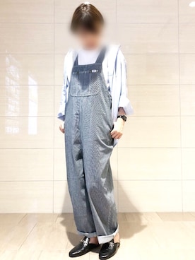 「平成最後のWEARISTAセンバツ」｜「アイテム（サロペット/オーバーオール）」を使った、さとさん（レディース・158cm）の春コーディネート