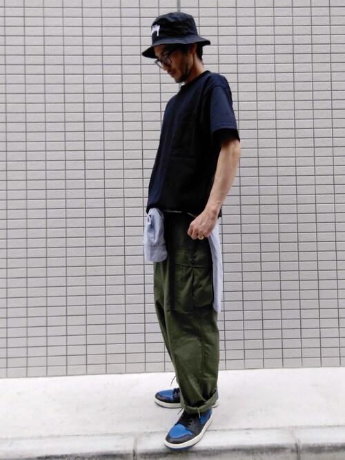 Toshi Stussyのハットを使ったコーディネート Wear