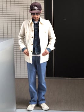 「patagonia」｜「アイテム（カバーオール）」を使った、toshiさん（メンズ・168cm）の秋コーディネート