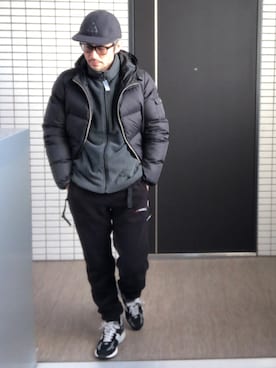 「ennoy」｜「アイテム（ダウンジャケット/コート）」を使った、toshiさん（メンズ・168cm）の冬コーディネート