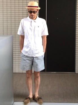 「NOLLEY’S（ノーリーズ）のアイテム」を使った、toshiさん（メンズ・168cm）の夏コーディネート
