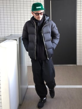 「Engineered Garments（エンジニアードガーメンツ）のアイテム（その他アウター）」を使った、toshiさん（メンズ・168cm）の冬コーディネート