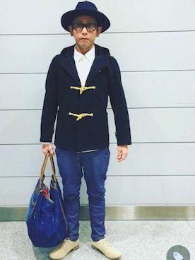 「FIDELITY（フィデリティ）のアイテム（ジャケット/アウター）」を使った、mukoさん（メンズ・171cm）の冬コーディネート