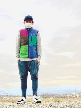 「PUMA by MIHARA YASUHIRO（プーマバイミハラヤスヒロ）のアイテム」を使った、mukoさん（メンズ・171cm）の冬コーディネート