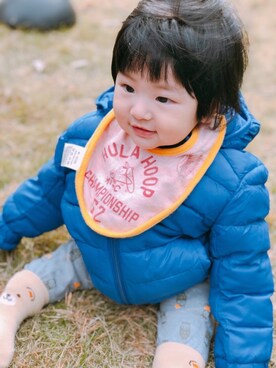 「男の子ベビー」｜「アイテム（ジャケット/アウター）」を使った、riyucoさん（キッズ・70cm）の秋コーディネート